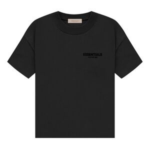 NWT Essentials Fear of God Stretch Limo Black T-Shirt - Small